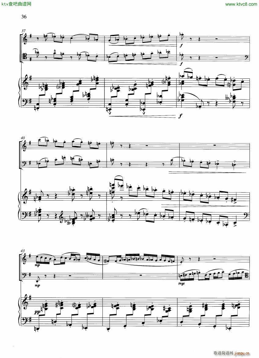 Francaix Trio for oboe bassoon and piano 二(钢琴谱)9