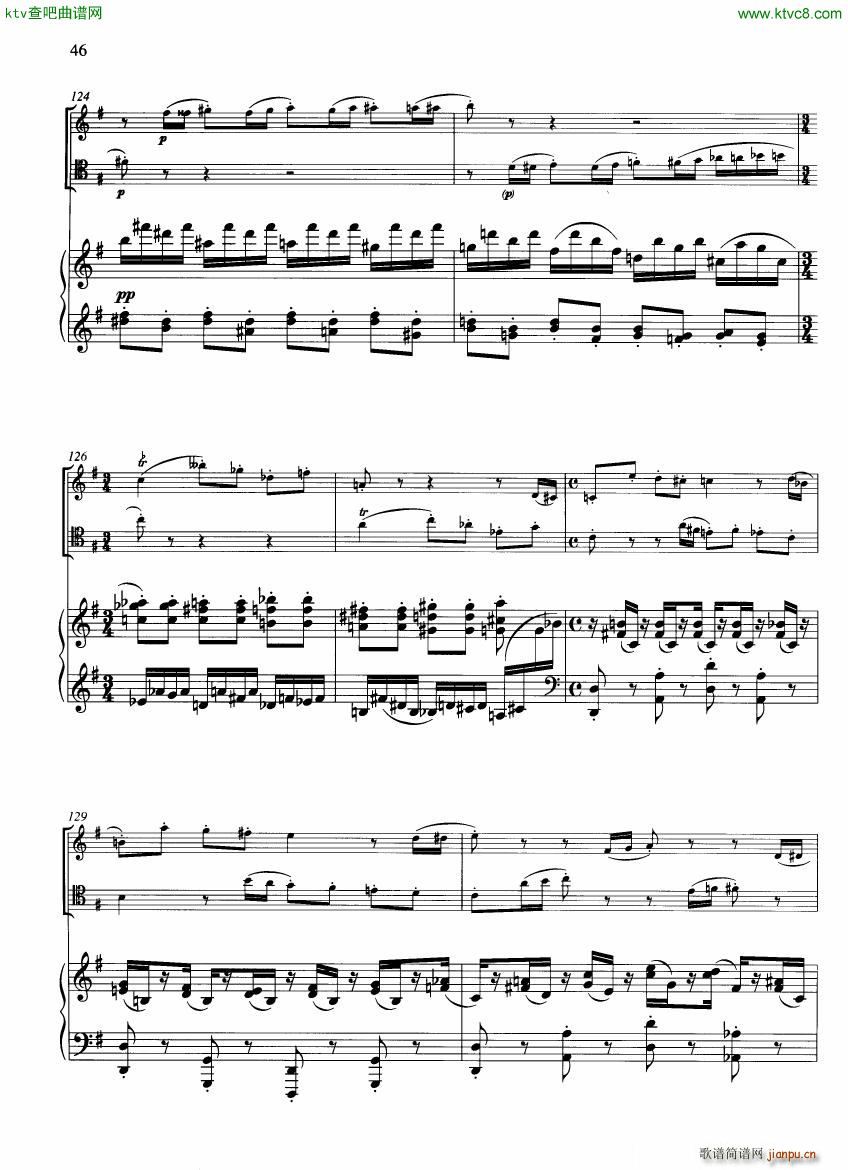 Francaix Trio for oboe bassoon and piano 二(钢琴谱)19