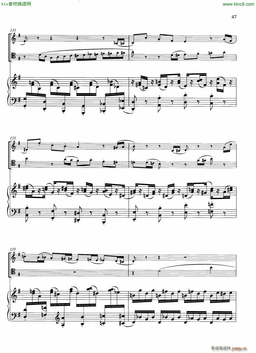 Francaix Trio for oboe bassoon and piano 二(钢琴谱)20