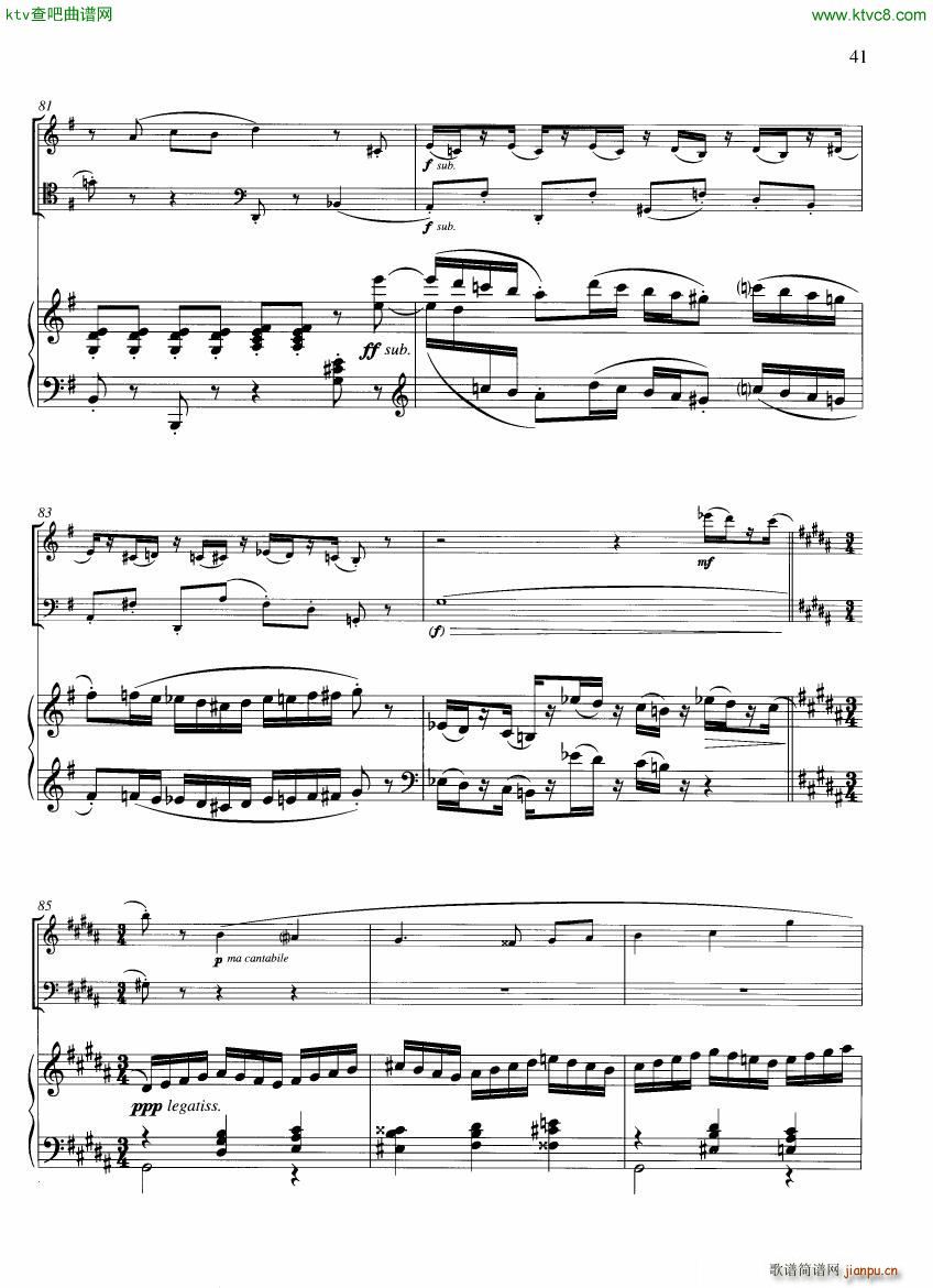 Francaix Trio for oboe bassoon and piano 二(钢琴谱)14