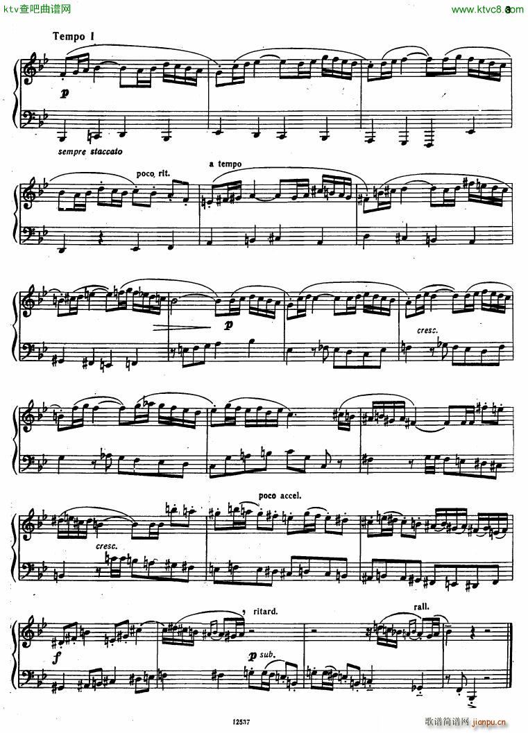 Flyarkovsky 6 preludes and fugues(钢琴谱)3