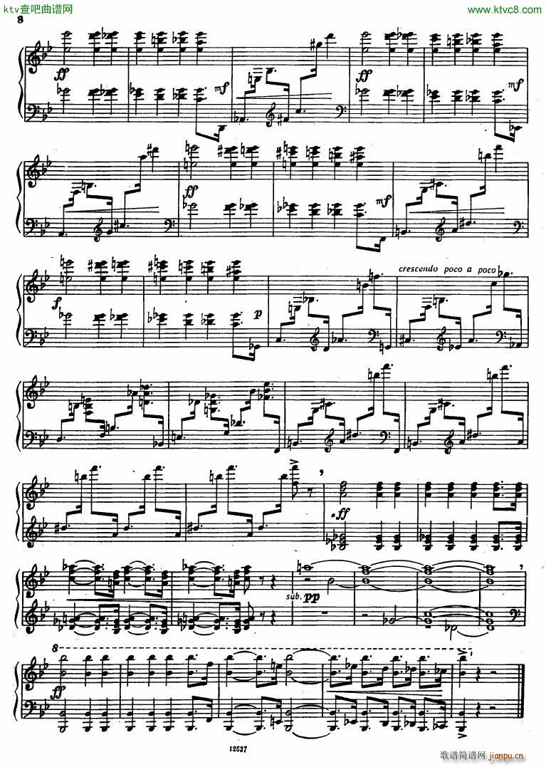 Flyarkovsky 6 preludes and fugues(钢琴谱)8