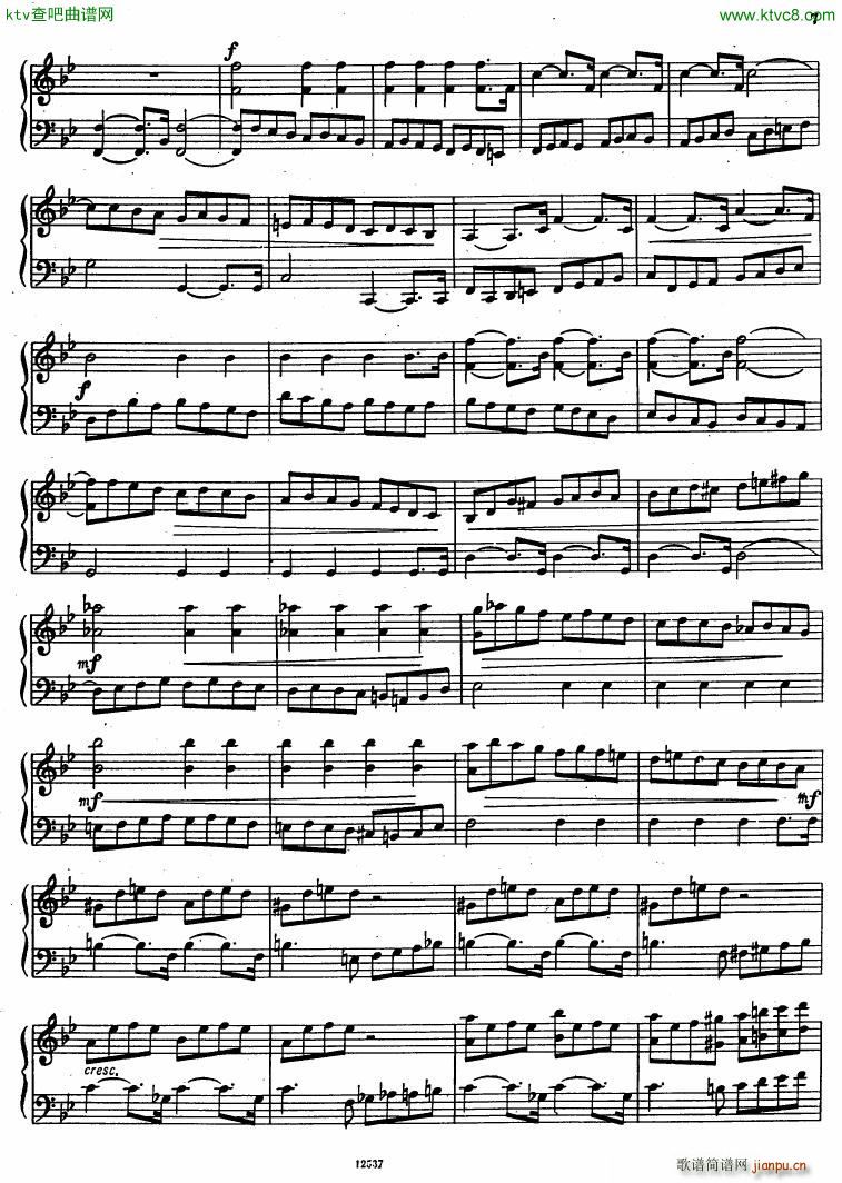 Flyarkovsky 6 preludes and fugues(钢琴谱)7