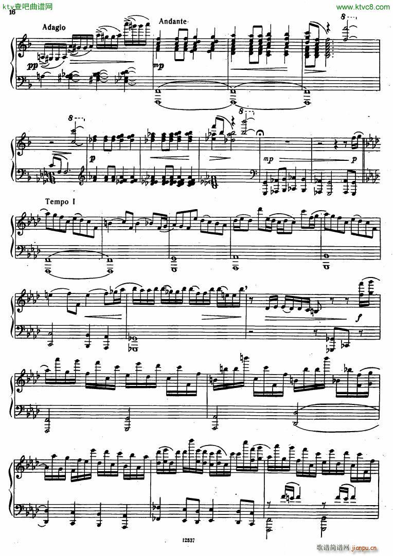 Flyarkovsky 6 preludes and fugues(钢琴谱)16