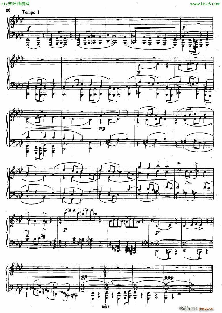 Flyarkovsky 6 preludes and fugues(钢琴谱)13