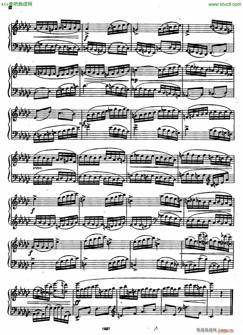 Flyarkovsky 6 preludes and fugues(钢琴谱)12