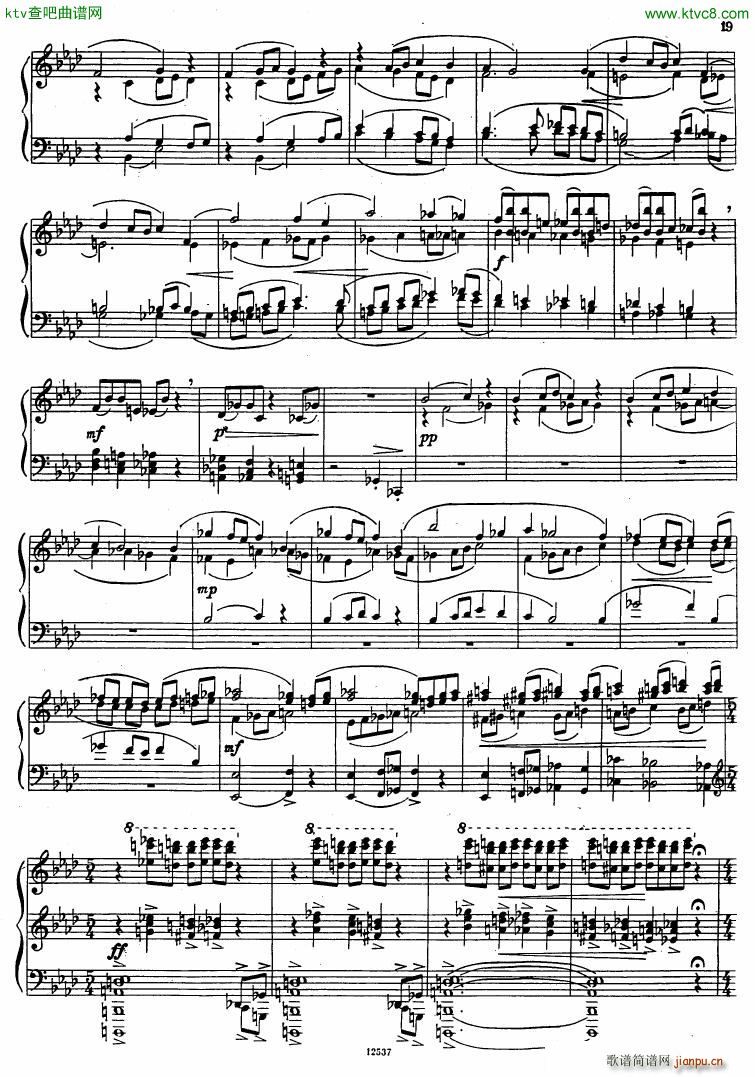 Flyarkovsky 6 preludes and fugues(钢琴谱)19