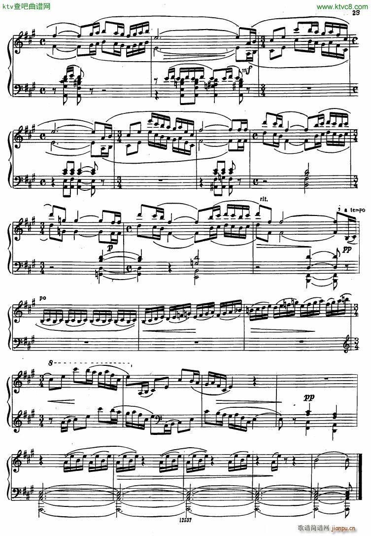 Flyarkovsky 6 preludes and fugues(钢琴谱)23