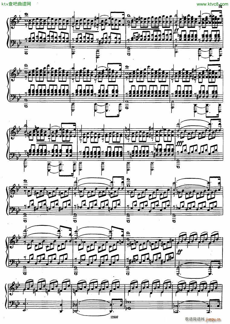 Flyarkovsky 6 preludes and fugues(钢琴谱)31