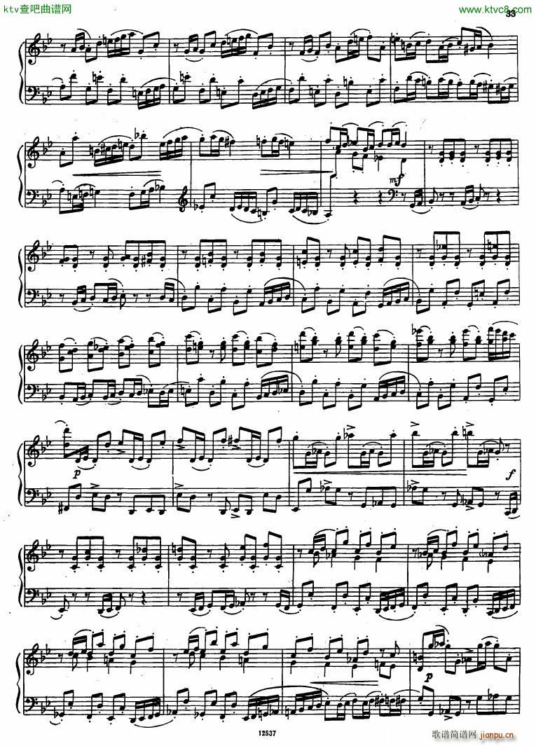 Flyarkovsky 6 preludes and fugues(钢琴谱)33