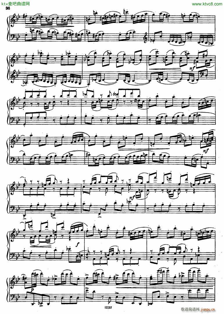 Flyarkovsky 6 preludes and fugues(钢琴谱)36