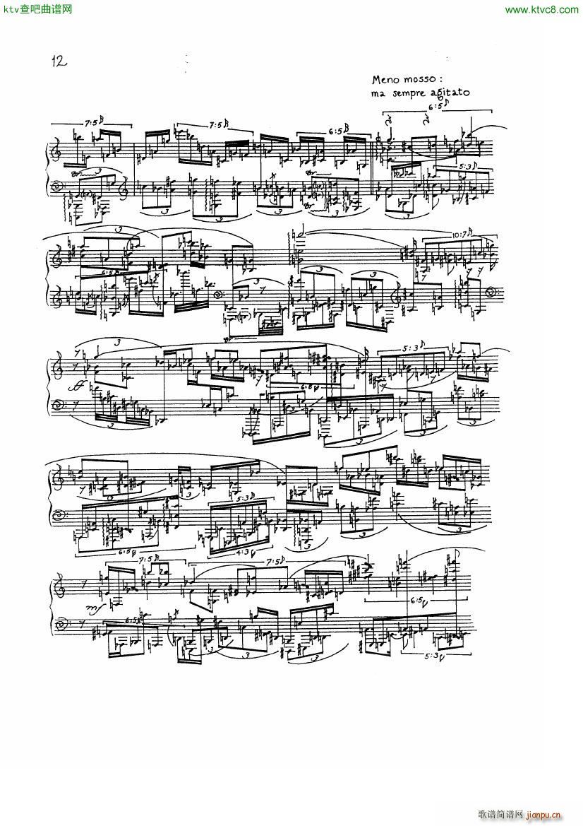 Finnissy Alkan paganini(钢琴谱)13