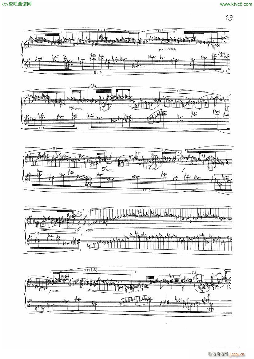 finnissy michael verdi transcription no 08(钢琴谱)8