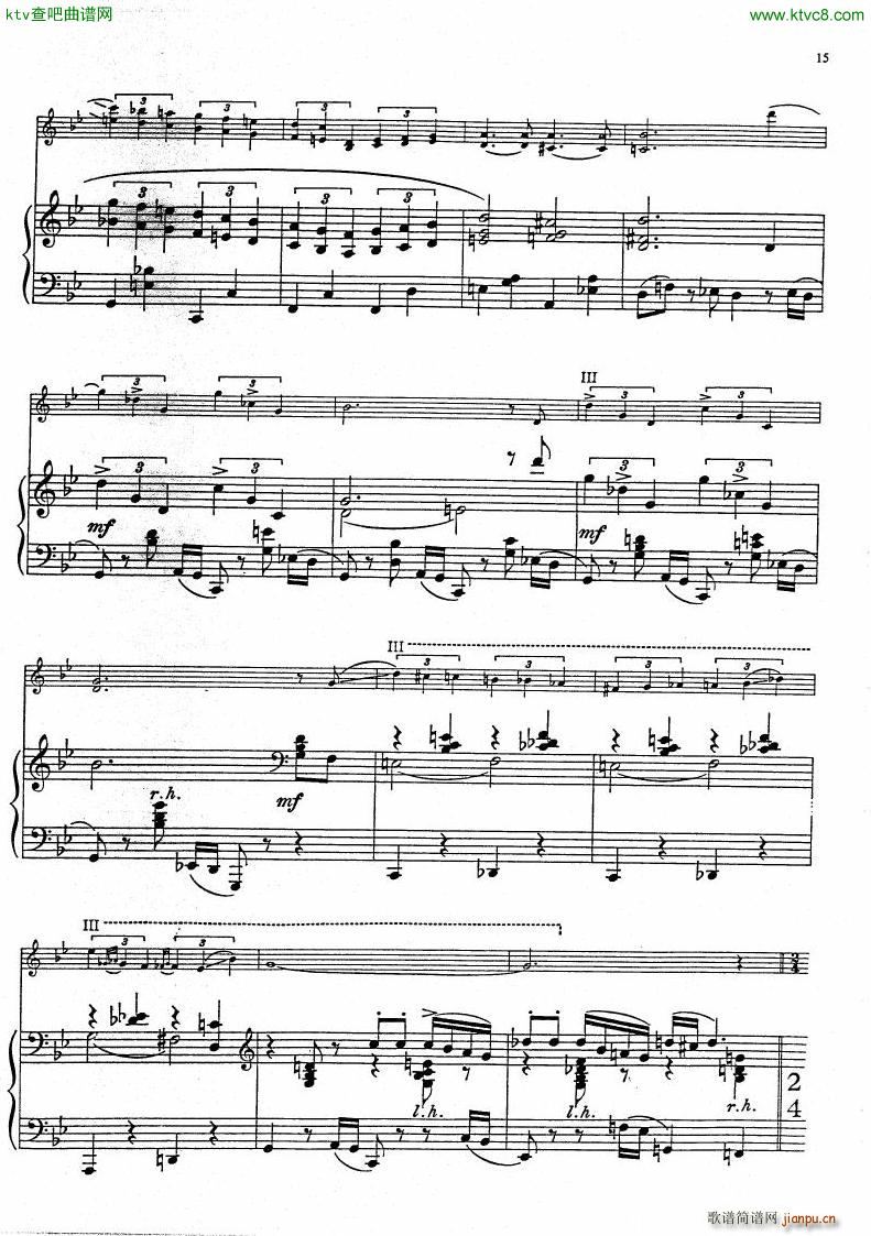 Gershwin Heifetz 4 Pieces from Porgy Bess(钢琴谱)12