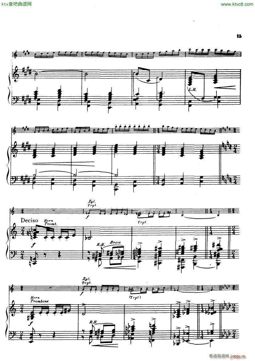 Gershwin Daly An american in paris(钢琴谱)14