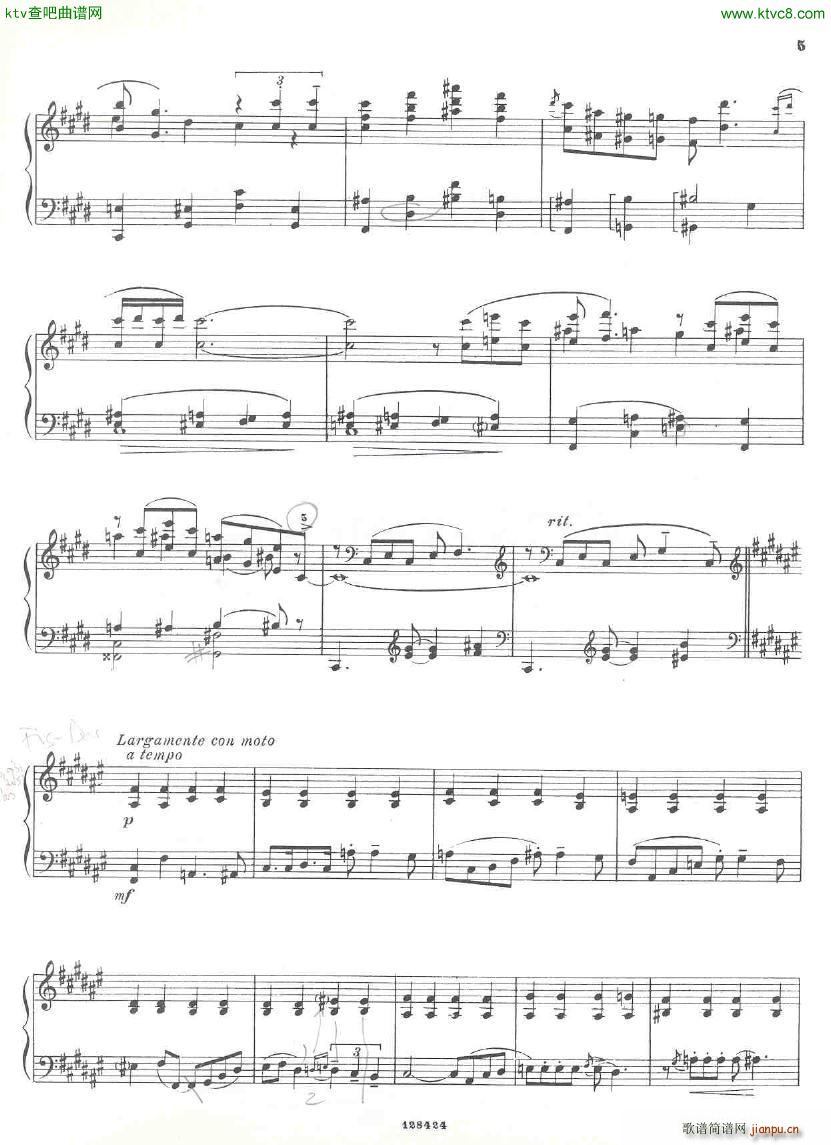 Gershwin 3 Preludes(钢琴谱)5