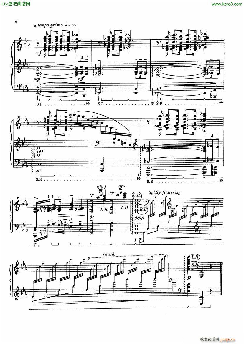 Gershwin The Man I Love Arranged by Percy Grainger(钢琴谱)5