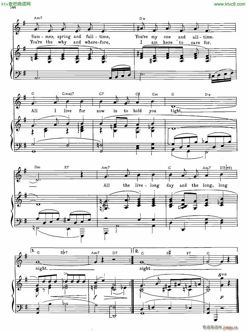 Gershwin The Greatest Songs Part 2 二(钢琴谱)29