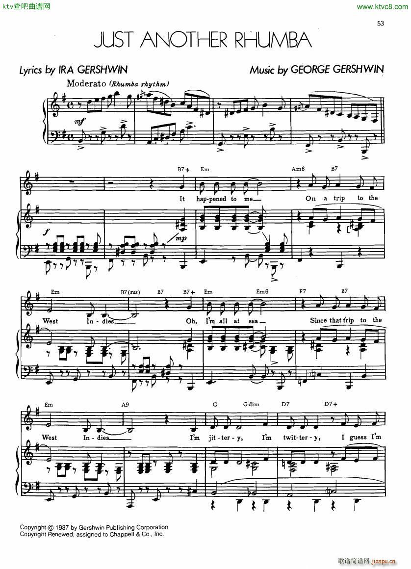 Gershwin The Greatest Songs Part 1 二(钢琴谱)3