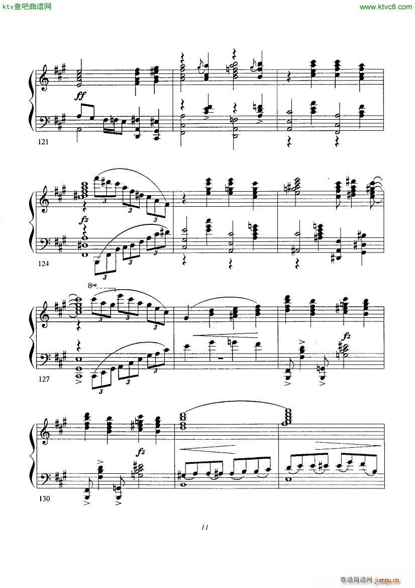 Gershwin Somebody Loves Me Arranged by Ferde Grofé(钢琴谱)11