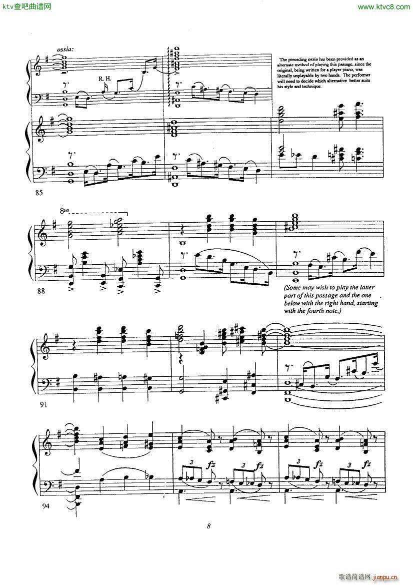 Gershwin Somebody Loves Me Arranged by Ferde Grofé(钢琴谱)8