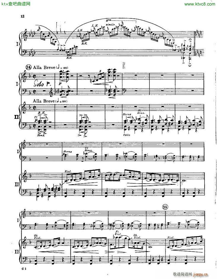 Gershwin Piano Concerto In F 二(钢琴谱)10