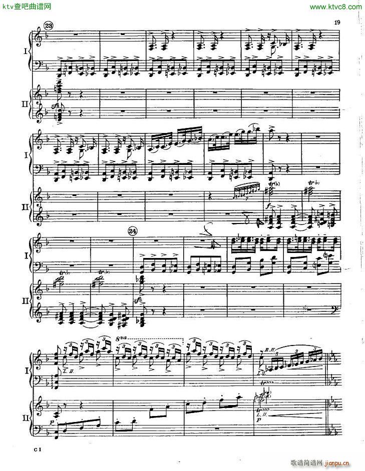 Gershwin Piano Concerto In F 二(钢琴谱)17