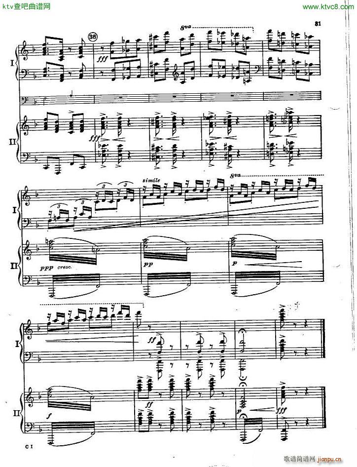 Gershwin Piano Concerto In F 二(钢琴谱)29