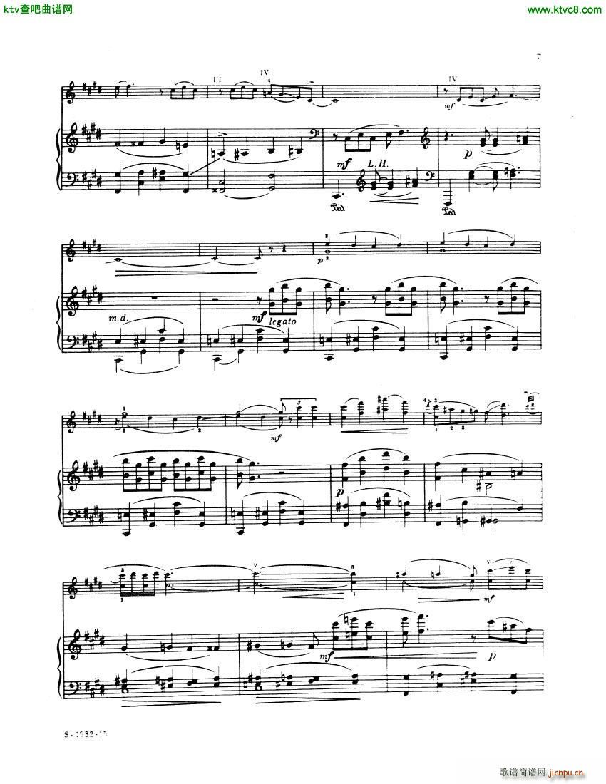3 Preludes Piano Parts Gershwin(钢琴谱)6
