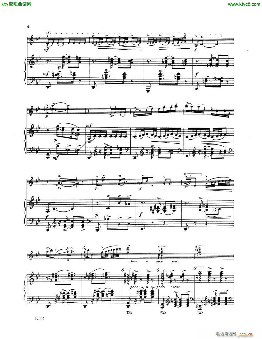 3 Preludes Piano Parts Gershwin(钢琴谱)3