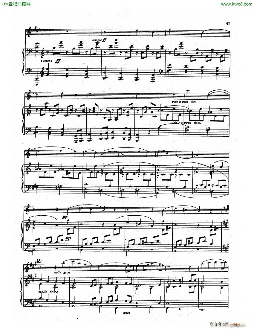 Franck Vn Sonata Pn(钢琴谱)35