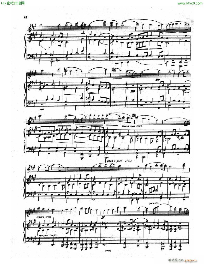 Franck Vn Sonata Pn(钢琴谱)41