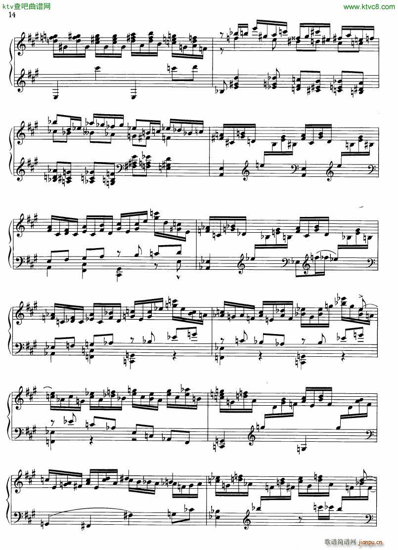 Francaix Toccata(钢琴谱)3