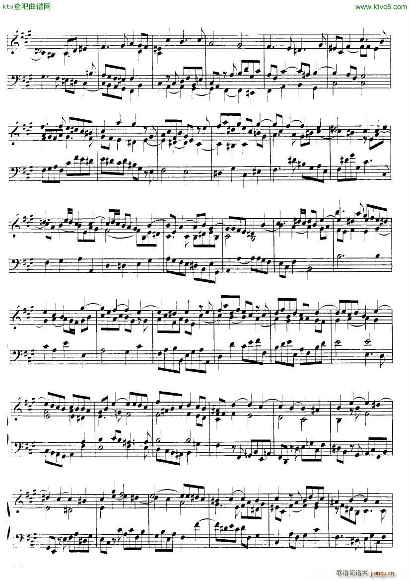 Handel Suite in F minor G204 207(钢琴谱)3