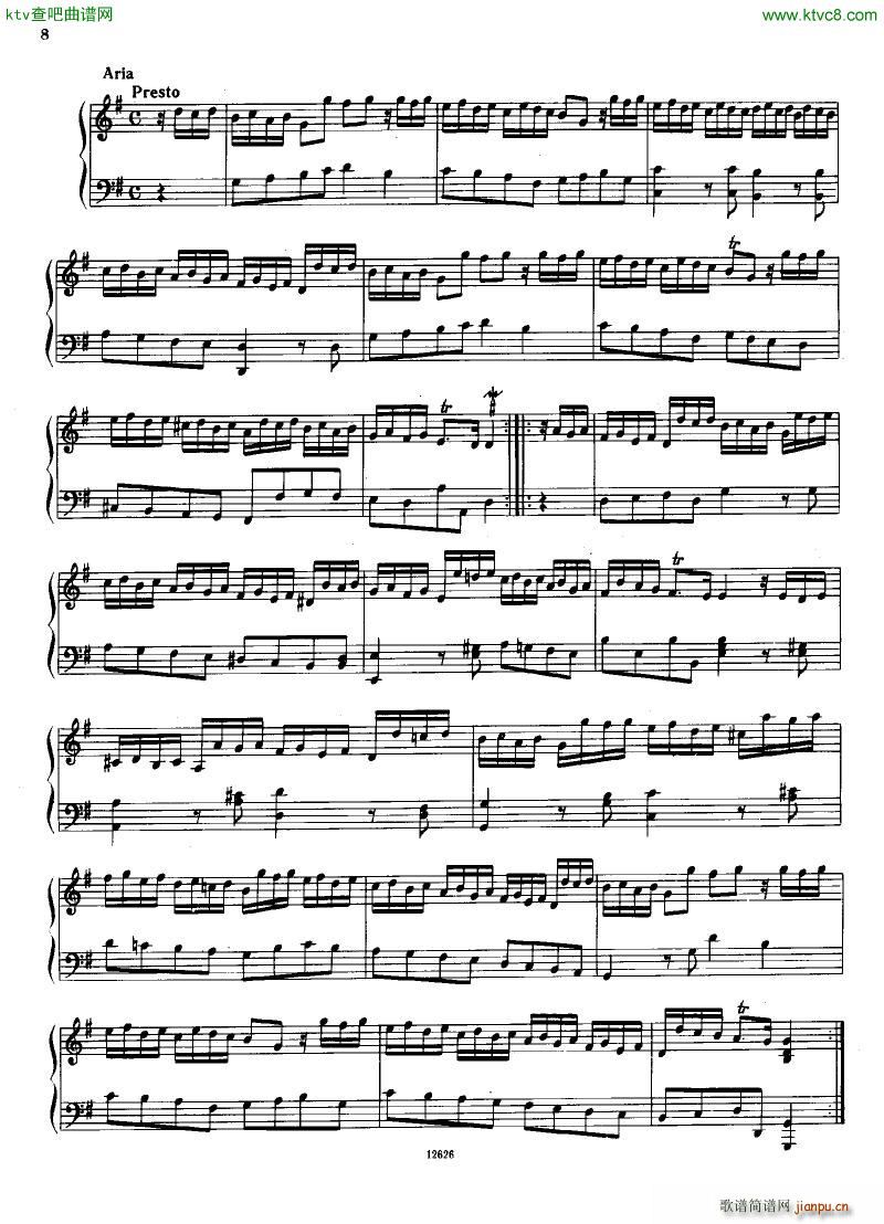H ndel 1 Suiten for Piano Book 2(钢琴谱)6