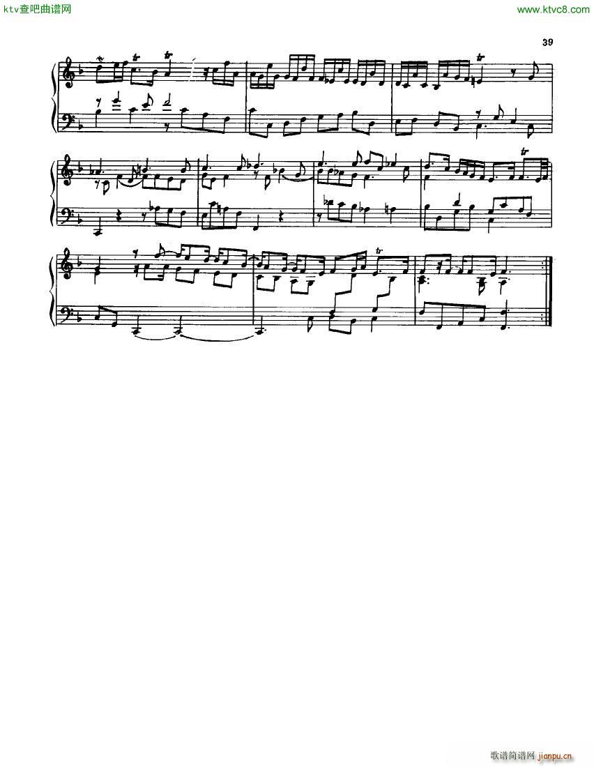 H ndel 1 Suiten for Piano Book 2(钢琴谱)22