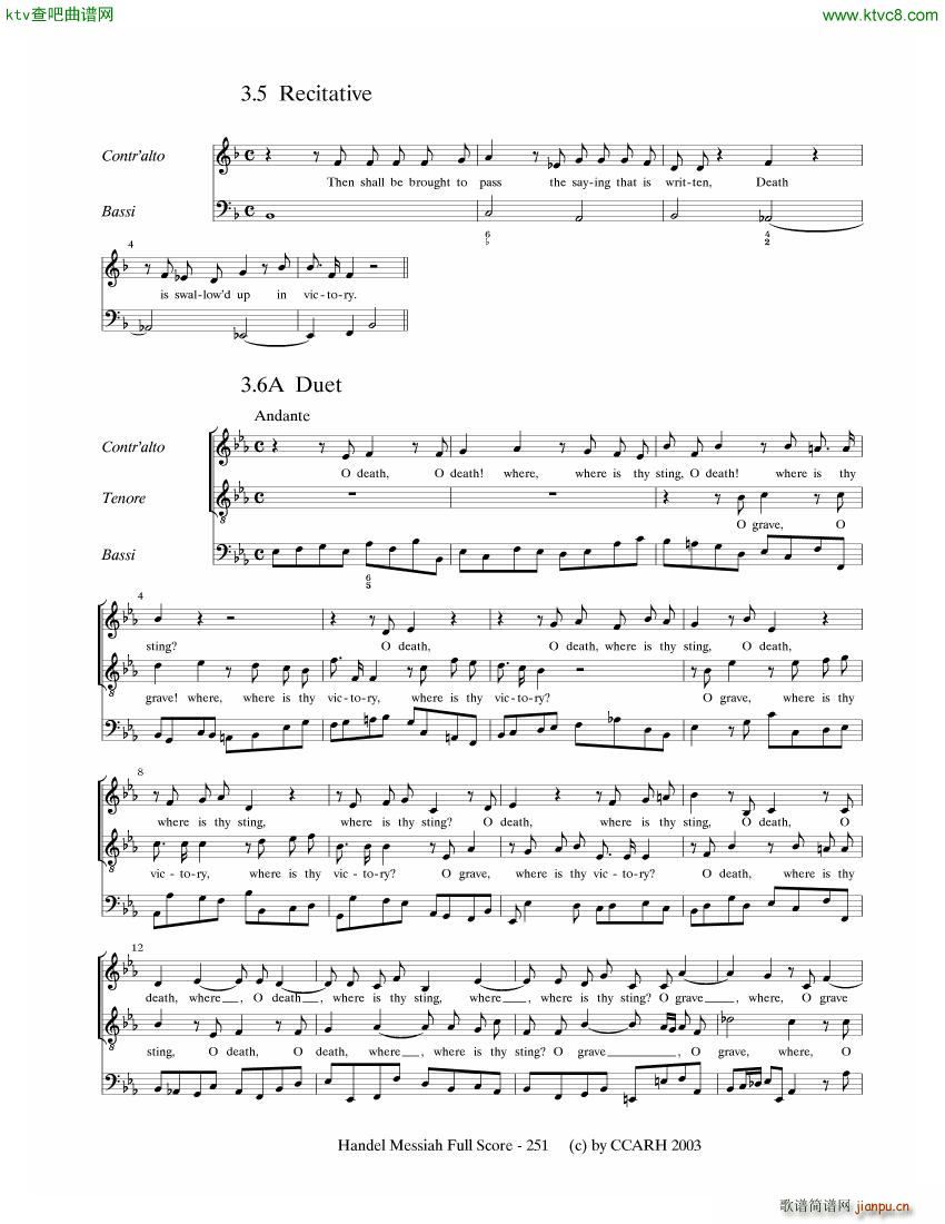 G F Handel Messiah Open Score 七(钢琴谱)10