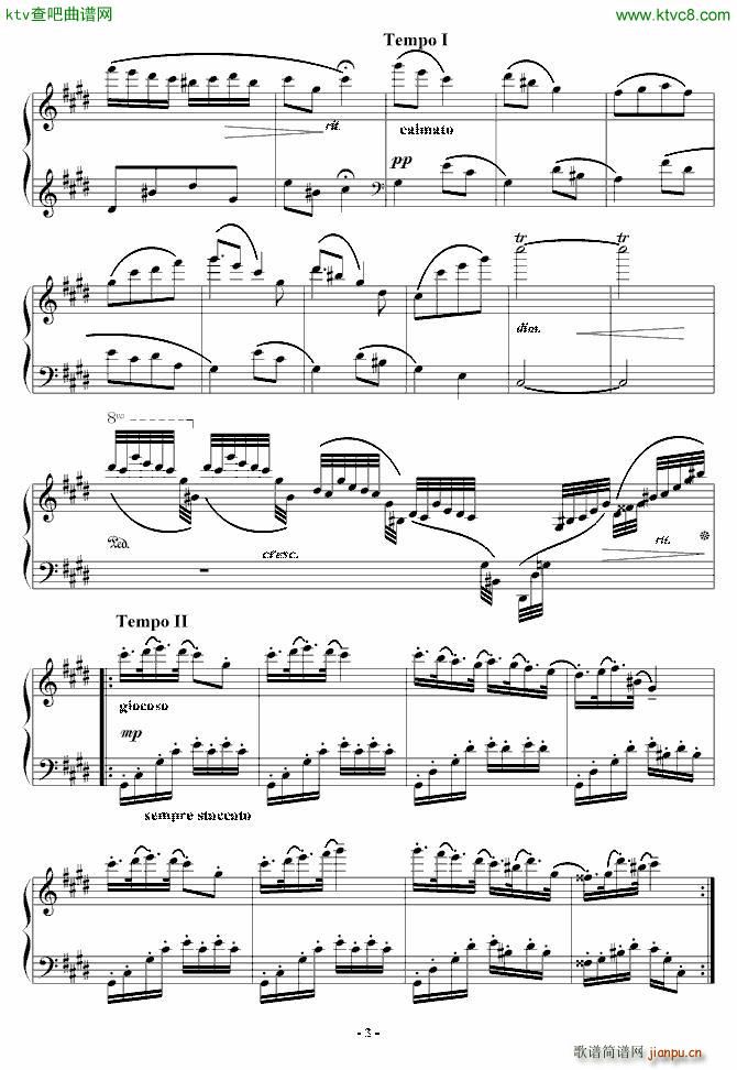 林间嬉戏(钢琴谱)3