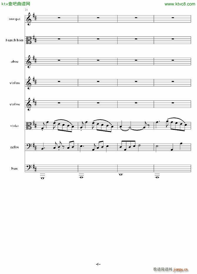 少年的回忆(钢琴谱)6