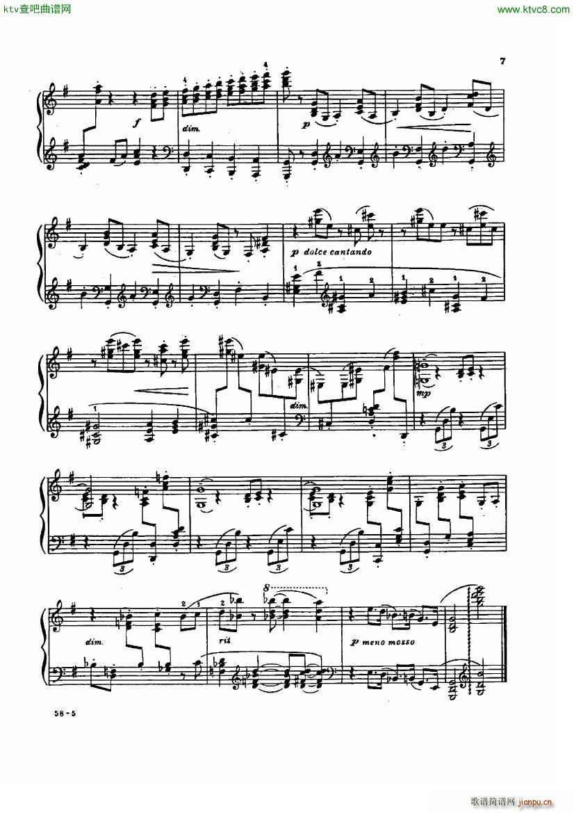 rubinstein gershwin plenty of nuttin(钢琴谱)5