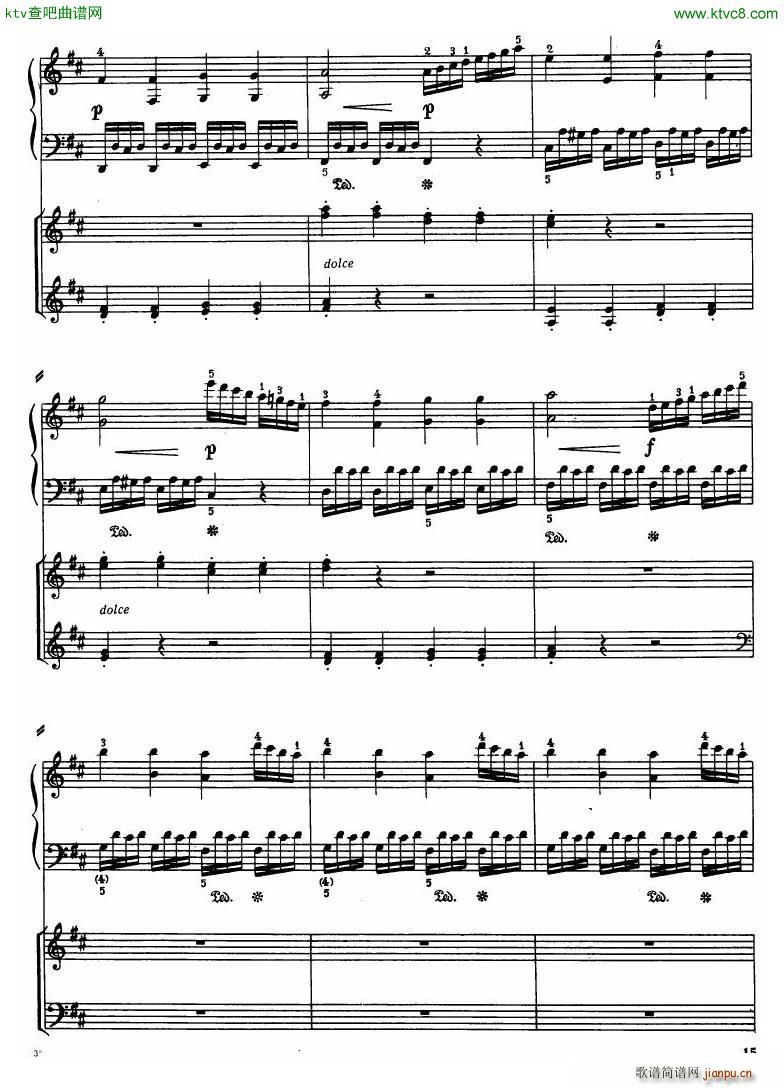 Haydn Piano Concerto in D Major 2pf(钢琴谱)13