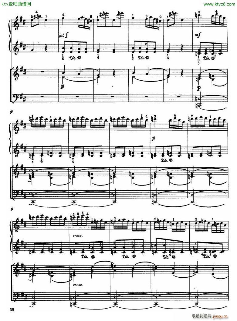 Haydn Piano Concerto in D Major 2pf(钢琴谱)36