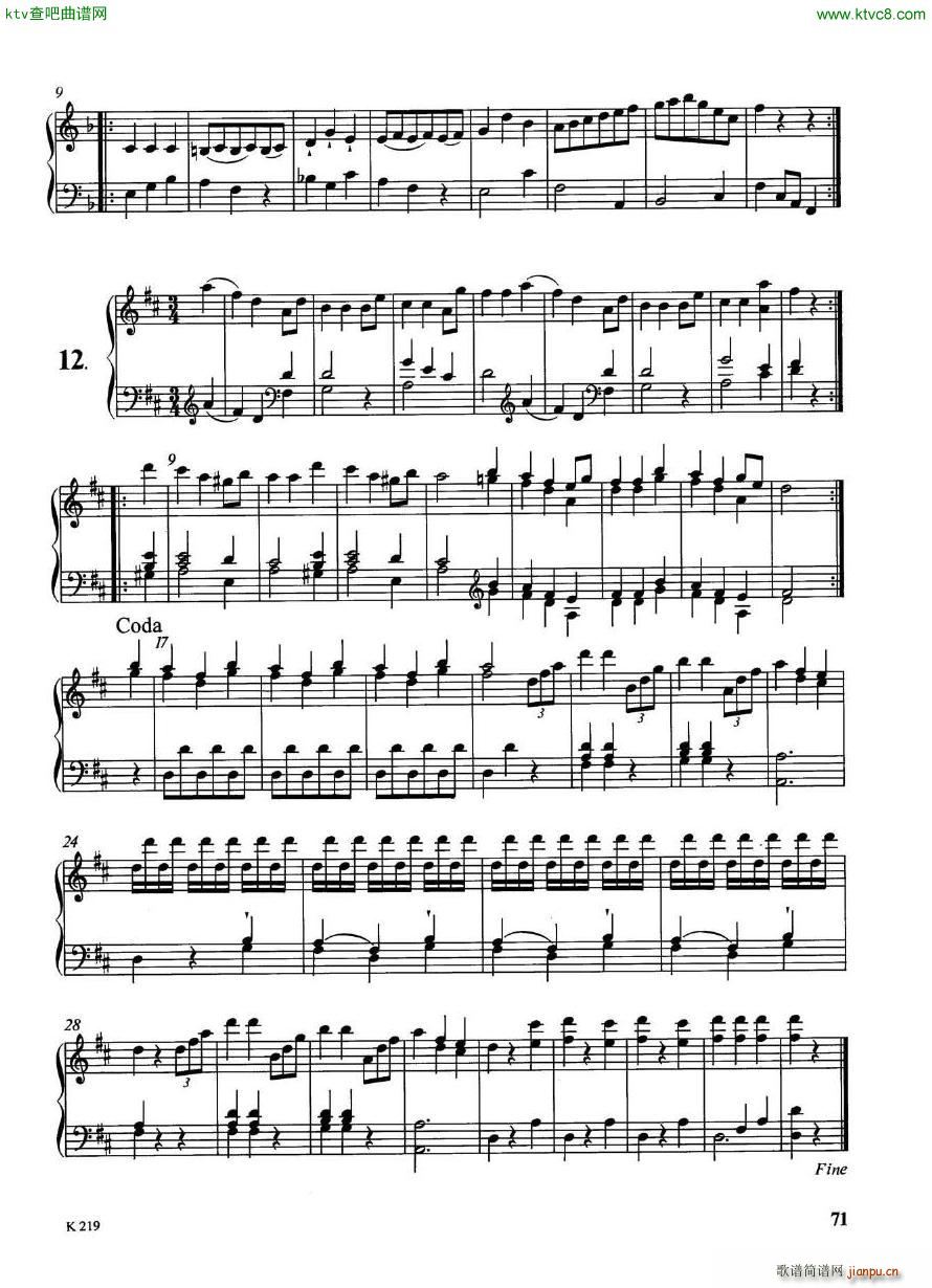 Haydn German Dances 12 pf(钢琴谱)6