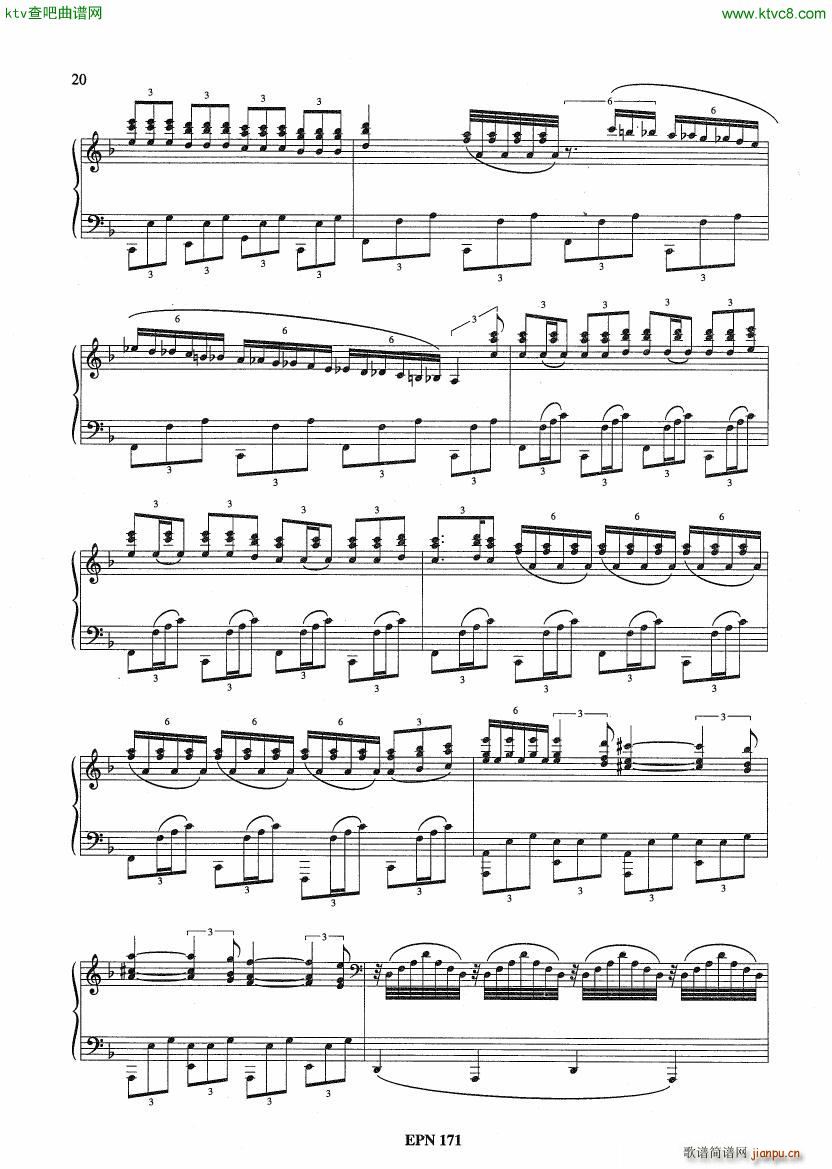 Hadjidakis Six Tableaux Populaires Op 5(钢琴谱)13