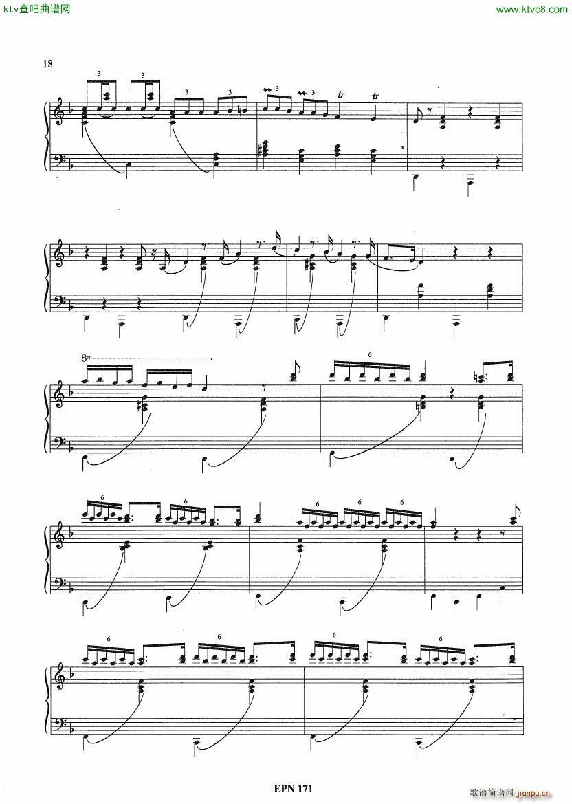 Hadjidakis Six Tableaux Populaires Op 5(钢琴谱)11