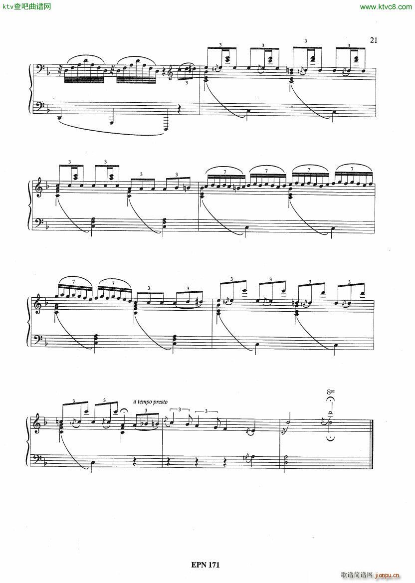 Hadjidakis Six Tableaux Populaires Op 5(钢琴谱)14