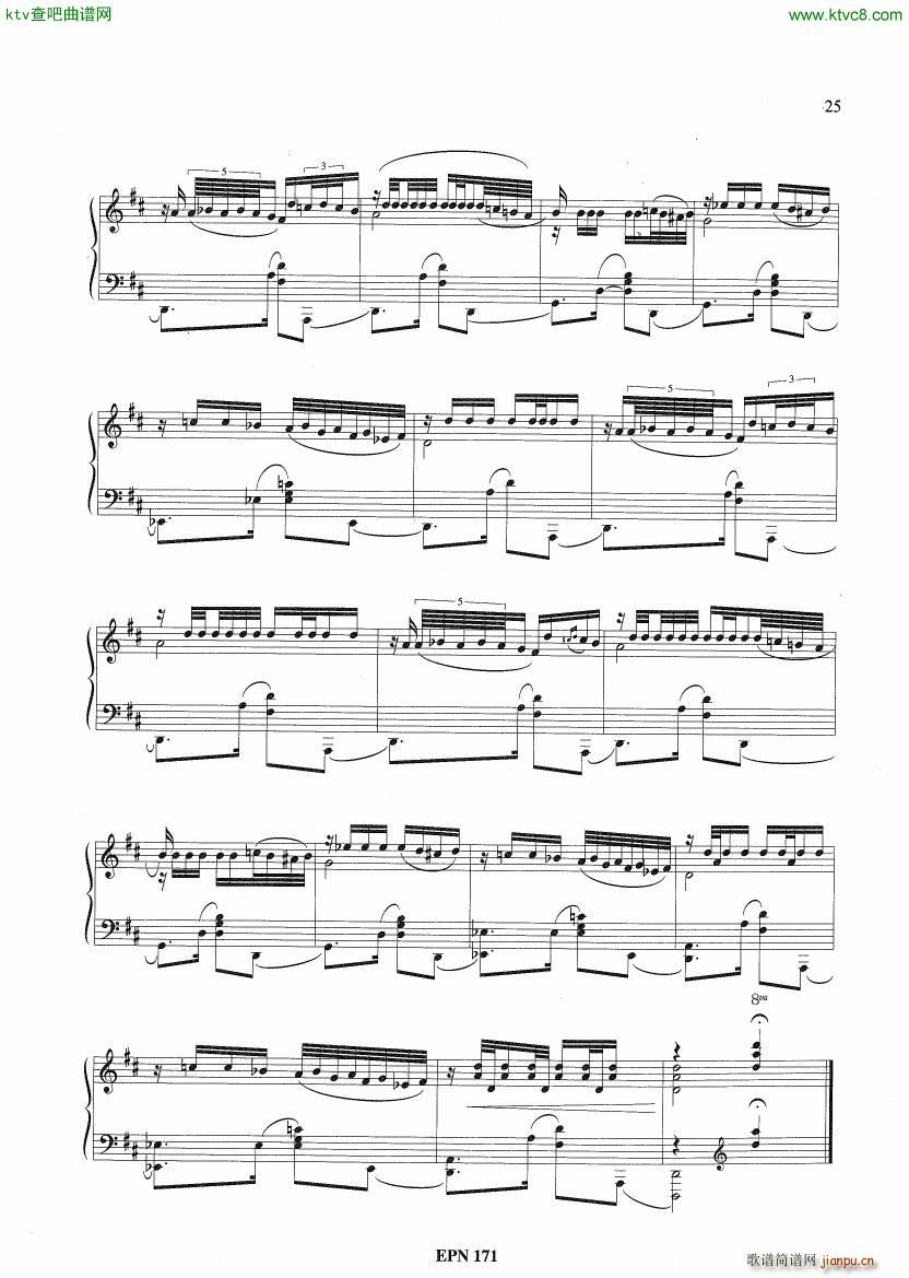 Hadjidakis Six Tableaux Populaires Op 5(钢琴谱)17