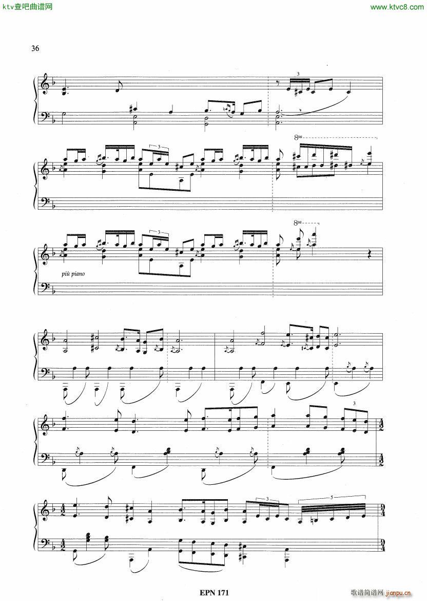 Hadjidakis Six Tableaux Populaires Op 5(钢琴谱)23