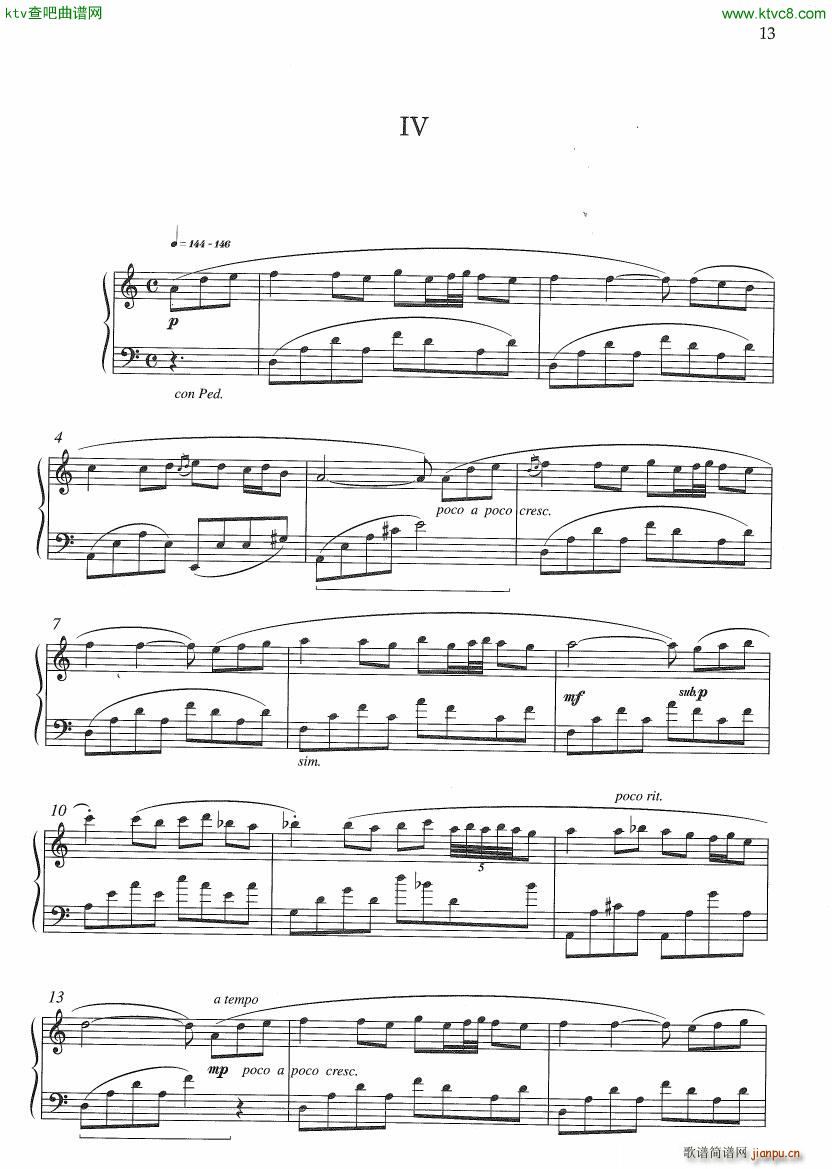 Hadjidakis Suite Ionienne Op 7(钢琴谱)7