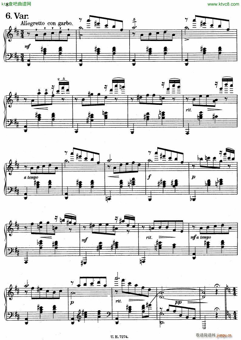 Haba variations on schumann(钢琴谱)6